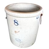 Red Wing 8 Gallon Stoneware Crock with Handles