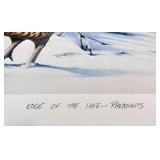 Edge of the Lake-Pheasants Limited Edition Print Signed by Chris Christianson