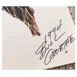 Bill Groethe Signed 1994 Bison Photograph