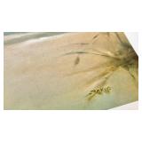 Pair of Duck Art Prints Including Mallard Portrait and Marsh Scene