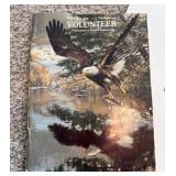 Wayne Meineke Majestic Wings Bald Eagle Limited Edition Print with Volunteer Magazine