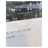 Wayne Meineke Majestic Wings Bald Eagle Limited Edition Print with Volunteer Magazine