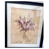 Pair of Framed Cheri Blum Floral Prints - Blum Blossoms & Floral Bouquet