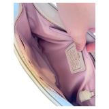 Coach Floral Crossbody Bag with Pink and Purple Accent