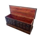 Lane Cedar Lined Wooden Chest with Panel Design