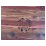 Lane Cedar Lined Wooden Chest with Panel Design