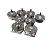 Lot of 8 Pflueger Medalist Fly Fishing Reels Assorted Models