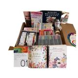 Large Watercolor Art Supplies Bundle with Paints, Pens, Books, and Accessories