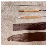 Lot of 2 Fenwick Caf Coho Graphite Fly Fishing Rods with Sleeves