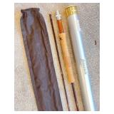 Fenwick Fly Rod with Carry Tube and Protective Sleeve