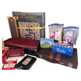 Board Game and Card Game Collection including Monopoly, Scrabble, Yahtzee, and More