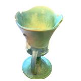 Roseville Pottery 946-5 Double Handled Vase with Floral Design