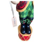 Jim Shore Holiday Nutcracker Soldier Figurine with Drum Base