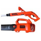 Black+Decker Cordless String Trimmer and Blower Set with Batteries and Chargers