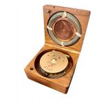 Set of 2 S.J. Edgar-J.W. Young Gold Fly Fishing Reels in Wooden Cases with Spare Spool