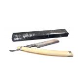 Group of Vintage Collectibles: Toy Truck, Straight Razor, Tin, and More