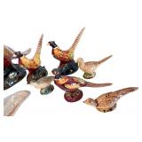 Rosemeade Pheasant Figurine Collection with Redfield S.Dak. Trinket Dish