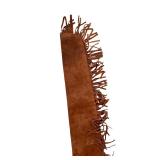Brown Suede Rifle Scabbard with Fringe Details