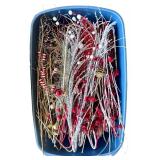 Large Holiday Decor Lot with Artificial Pine Garlands, Picks, and Ornaments