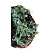 Large Holiday Decor Lot with Artificial Pine Garlands, Picks, and Ornaments