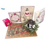 Large Holiday Decor Collection - Ornaments, Stockings, Signs, and More
