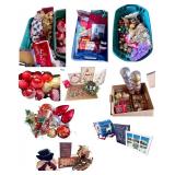 Large Holiday Decor Collection - Ornaments, Stockings, Signs, and More