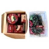 Large Collection of LED Christmas Lights, Accessories, and Hanging Kit