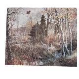 Collection of Framed Hunting Dog Art and Prints