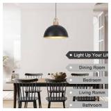 ADSENSTY 1-light Black Small Sized Pendant Light with Metal Dome Shade for Kitchen Island Dinning Room  Customer Returns See Pictures ADSENSTY 1-light Black Small Sized Pendant Light with Metal Dome Shade for Kitchen Island Dinning Room  Customer Returns See Pictures