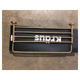 KRAUS Elie Bathroom Shelf Towel Rack with Towel Bar in Brushed Gold  Customer Returns See Pictures KRAUS Elie Bathroom Shelf Towel Rack with Towel Bar in Brushed Gold  Customer Returns See Pictures