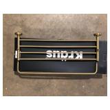 KRAUS Elie Bathroom Shelf Towel Rack with Towel Bar in Brushed Gold  Customer Returns See Pictures KRAUS Elie Bathroom Shelf Towel Rack with Towel Bar in Brushed Gold  Customer Returns See Pictures