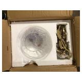ADSENSTY 60 -Watt 1-Light Brass Pendant Light with Clear Water Wave Glass Shade  Customer Returns See Pictures ADSENSTY 60 -Watt 1-Light Brass Pendant Light with Clear Water Wave Glass Shade  Customer Returns See Pictures