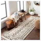 HAUTELOOM Hauppauge 5 ft. X 7 ft. Charcoal/Peach Area Rug Customer Returns See Pictures HAUTELOOM Hauppauge 5 ft. X 7 ft. Charcoal/Peach Area Rug Customer Returns See Pictures