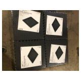 Lot of TrafficMaster Black 24 in. W x 24 in. L x 0.47 in. Foam Interlocking Gym Floor Tiles (6 Tiles/Pack) (24 sq. ft.) Customer Returns See Pictures Lot of TrafficMaster Black 24 in. W x 24 in. L x 0.47 in. Foam Interlocking Gym Floor Tiles (6 Tiles/Pack) (24 sq. ft.) Customer Returns See Pictures