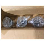 LNC Modern 22 in. 3-Light Gold Bathroom Vanity Light with Bell Clear Glass Shades Powder Room Wall Light for Mirror     Customer Returns See Pictures LNC Modern 22 in. 3-Light Gold Bathroom Vanity Light with Bell Clear Glass Shades Powder Room Wall Light for Mirror     Customer Returns See Pictures