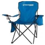 Wakeman Outdoors Oversized Camp Chair with Cooler, Blue Customer Returns See Pictures Wakeman Outdoors Oversized Camp Chair with Cooler, Blue Customer Returns See Pictures