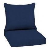 Lot of  ARDEN 22 in. x 24 in. 2-Piece Deep Seating Outdoor Lounge Chair Cushion in Sapphire Blue Leala  Customer Returns See Pictures Lot of  ARDEN 22 in. x 24 in. 2-Piece Deep Seating Outdoor Lounge Chair Cushion in Sapphire Blue Leala  Customer Returns See Pictures