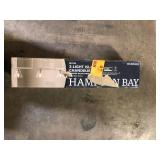 Hampton Bay Myles 3-Light Island Pendant Light Brushed Nickel Finish Clear Glass Shades   Customer Returns See Pictures Hampton Bay Myles 3-Light Island Pendant Light Brushed Nickel Finish Clear Glass Shades   Customer Returns See Pictures