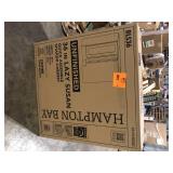 Hampton Bay 32 in. W x 32 in. D x 34.5 in. H Ready to Assemble Corner Lazy Susan Cabinet in Unfinished with CLICKREADY Technology   Customer Returns See Pictures Hampton Bay 32 in. W x 32 in. D x 34.5 in. H Ready to Assemble Corner Lazy Susan Cabinet in Unfinished with CLICKREADY Technology   Customer Returns See Pictures