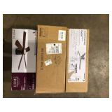 Lot of Assorted Lighting Ceiling Fans Various Models and Conditions For Parts  Customer Returns See Pictures Lot of Assorted Lighting Ceiling Fans Various Models and Conditions For Parts  Customer Returns See Pictures