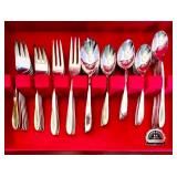Holmes & Edwards Inlaid DeepSilver Flatware Set with Tarnish-Resisting Chest