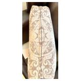 Whittemore-Sherrill Limited Brown Leather Wingback Armchair with Nailhead Trim and Cushion