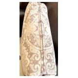 Whittemore-Sherrill Limited Brown Leather Wingback Armchair with Nailhead Trim and Cushion