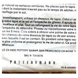 Pottery Barn Chunky Natural Wool Jute Rug 8x10