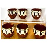 Home Decor Collection with Vintage Trinket Boxes, Wood Candle Holder, Cups, and Art Plaques