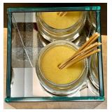 Collection of Sterling and Metal Decor Items Including Gorham Sterling Candle Holders, Photo Frames, and More