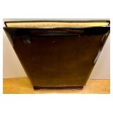 Asian Decor Collection with Hand-Painted Vase, Lidded Jar, Album, and Duck Figures