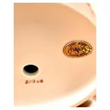 Andrea by Sadek Hand Painted Porcelain Figurines, German Figure and Floral Bowl Collection