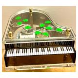 Collection of Miniature Musical Instrument Figurines and Keepsake Box