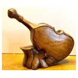 Collection of Miniature Musical Instrument Figurines and Keepsake Box